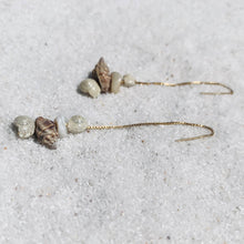 Load image into Gallery viewer, Kokomo Seashell Earrings 14k Gold Filled  Shell Threaders