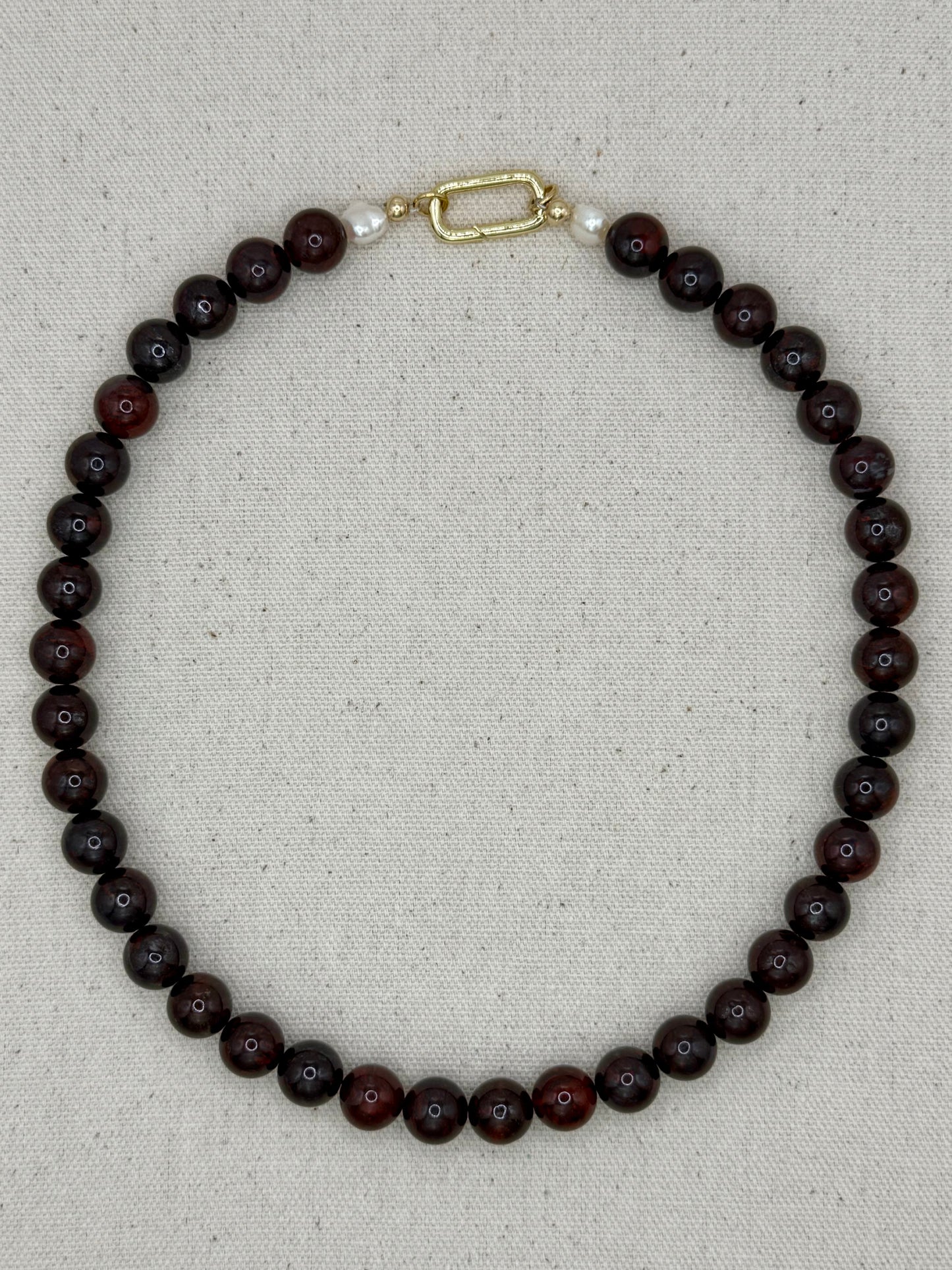 Gemstone Short Layering Necklace, Brecciated Jasper
