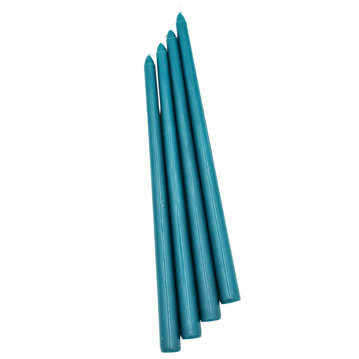 Extra Tall Teal Breeze Taper Candle, 1 Case of 24 Packs (4 Candles per Pack)
