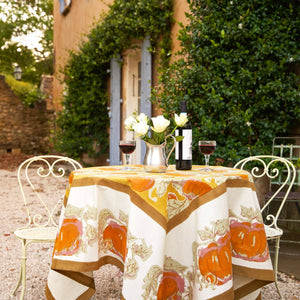 Pumpkin Orange & Mustard Tablecloths