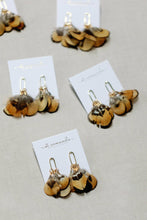 Load image into Gallery viewer, Quail Feather Statement Tassel Earrings