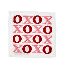 Load image into Gallery viewer, XO Coasters pink and red