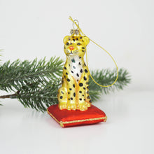 Load image into Gallery viewer, Leopard Boxed Glass Ornament