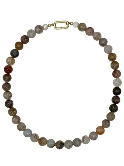Gemstone Short Layering Necklace