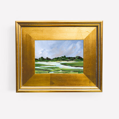 "Tidal Marsh", Original Painting with Frame