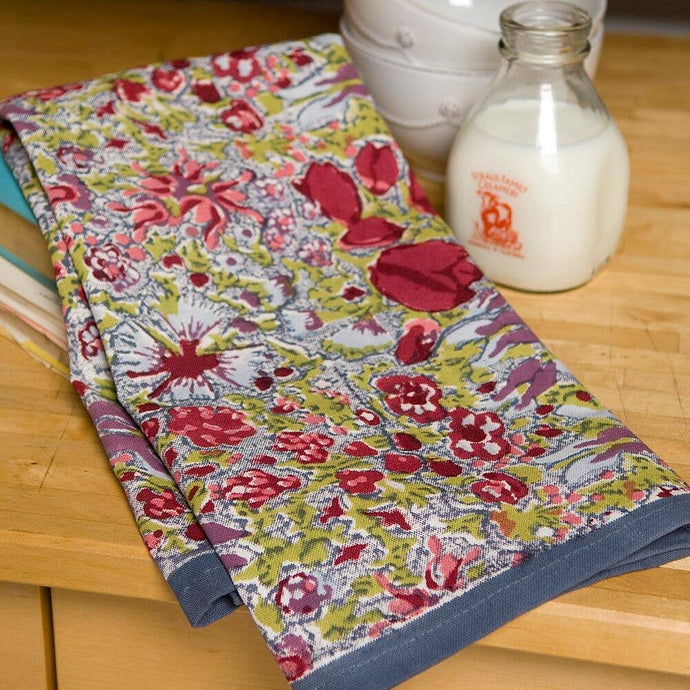 Jardin Red & Grey | Tea Towels - Set of 2