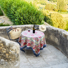 Load image into Gallery viewer, Jardin Red &amp; Grey | French Tablecloths