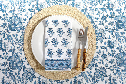Napkin Gayatri Buti Blue, Set of 4