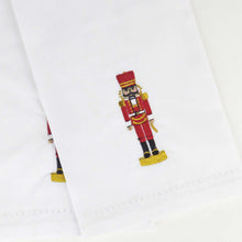 Load image into Gallery viewer, 2 Piece Set Nutcracker Embroidered Bar Towels
