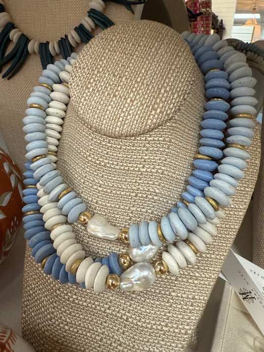 Rhodes Collar Necklace with Pearl