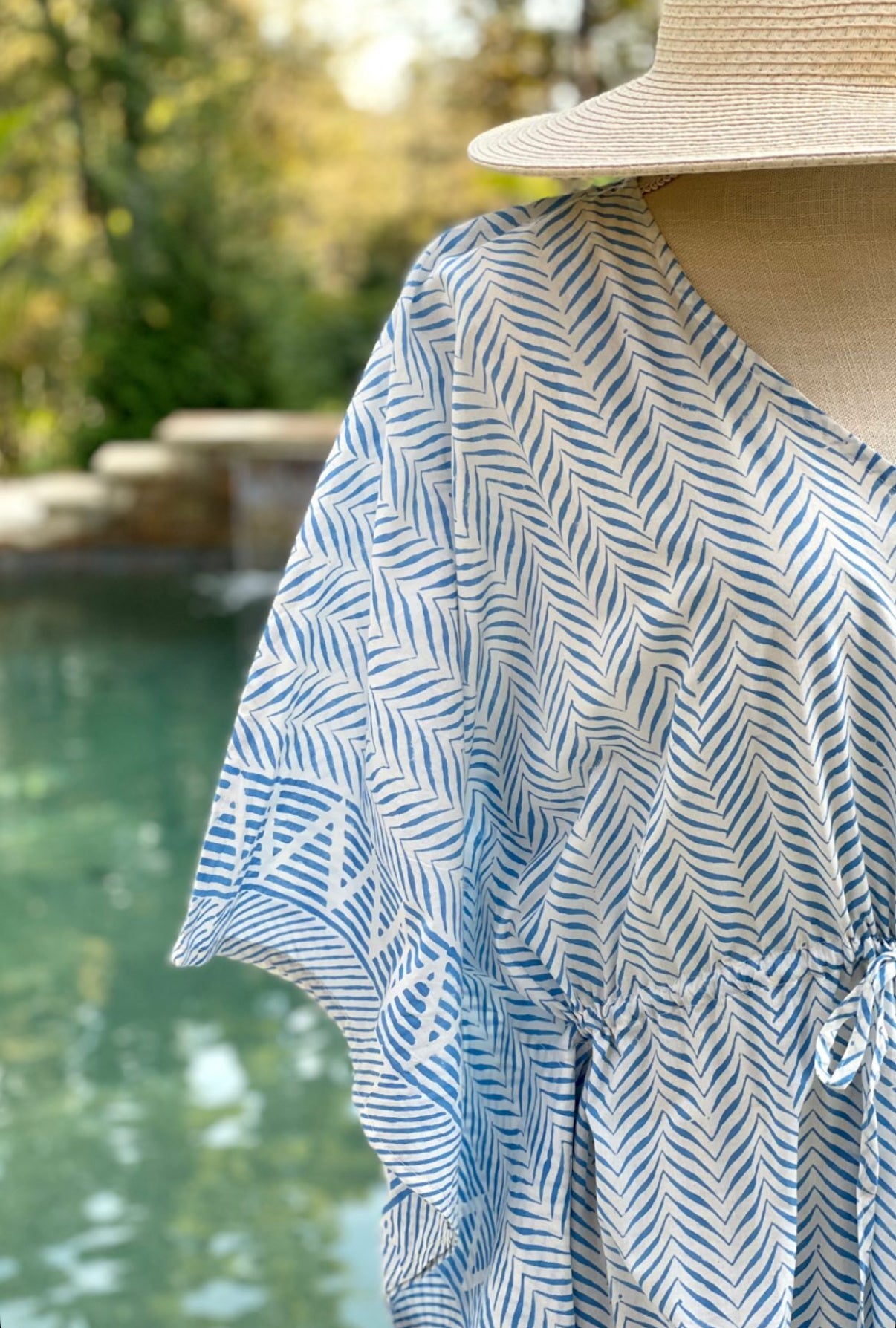Boardwalk Cornflower Blue Caftan