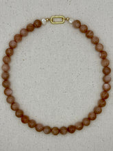 Load image into Gallery viewer, Gemstone Short Layering Necklace, Sunstone
