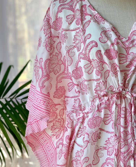 Pink Vero Vines Caftan