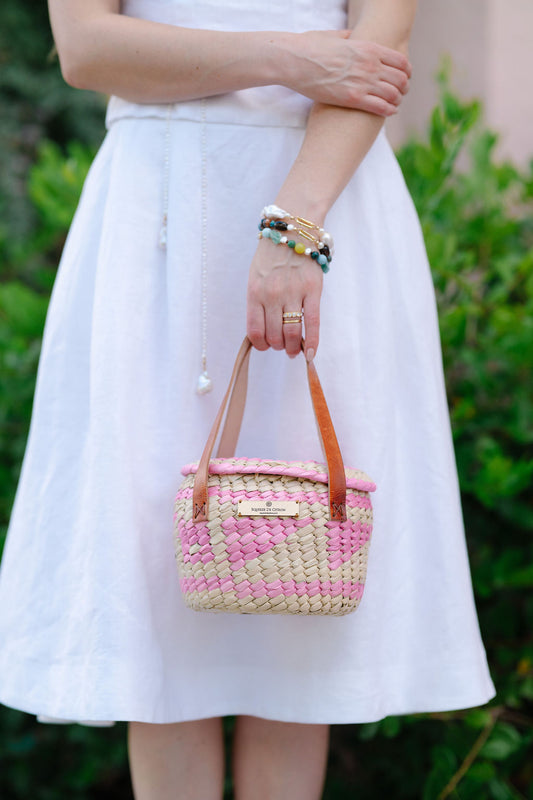 Rosa Tucker Basket Palm Citron