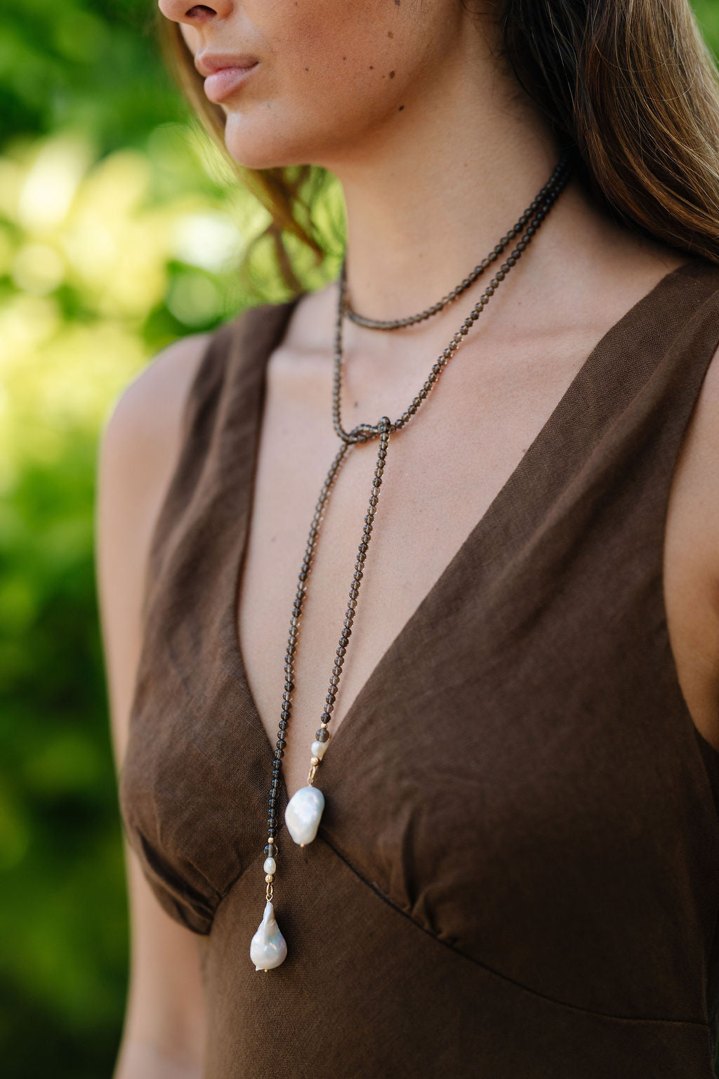 Luna Lariat Wrap Necklace