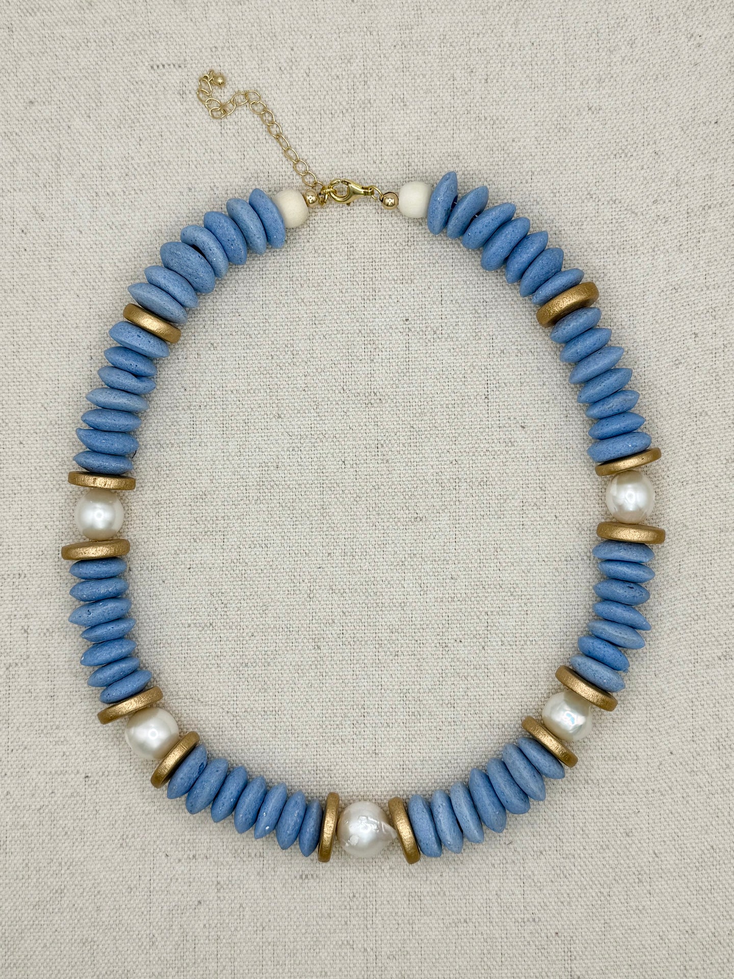 Lagos Collar Necklace - Periwinkle