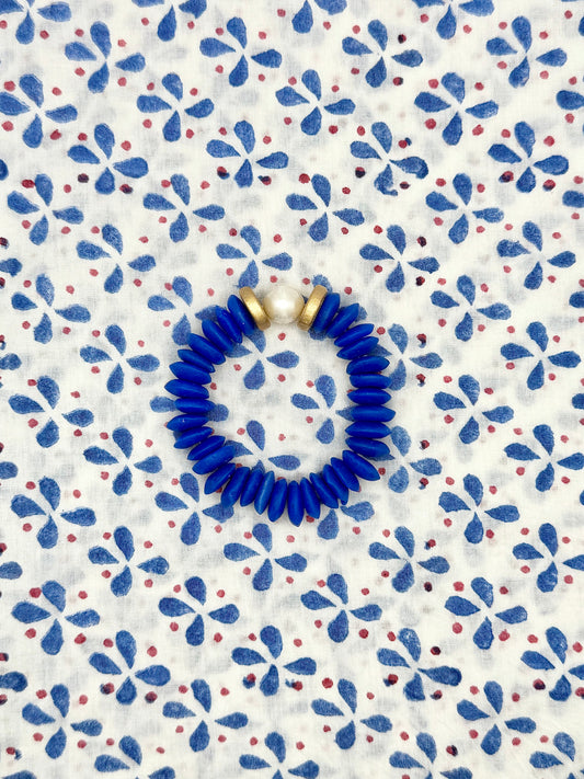 Cobalt Blue Lagos Bracelet - 4th of July Collection