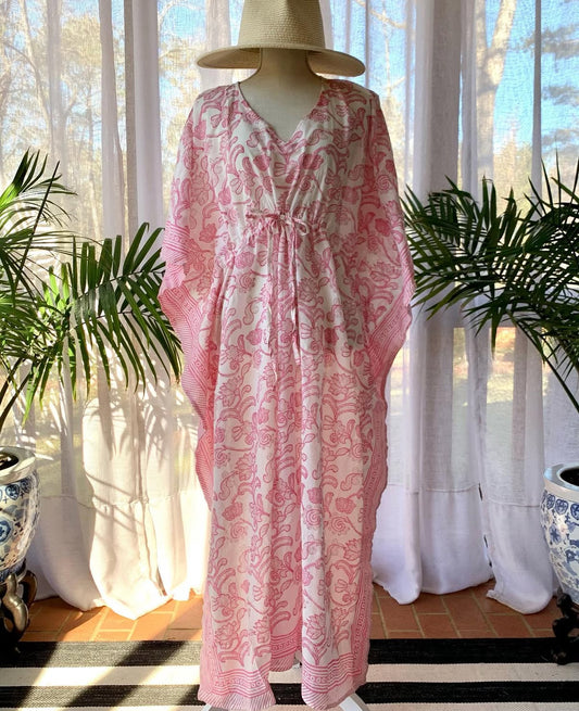 Pink Vero Vines Caftan
