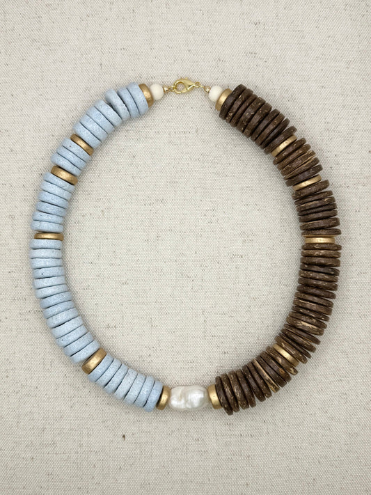 Two-Tone Porto Lagos Collar Necklace