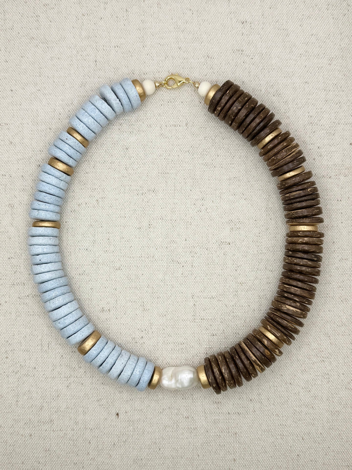 Two-Tone Porto Lagos Collar Necklace