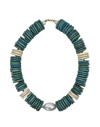 Bari Collar Necklace - Seafoam