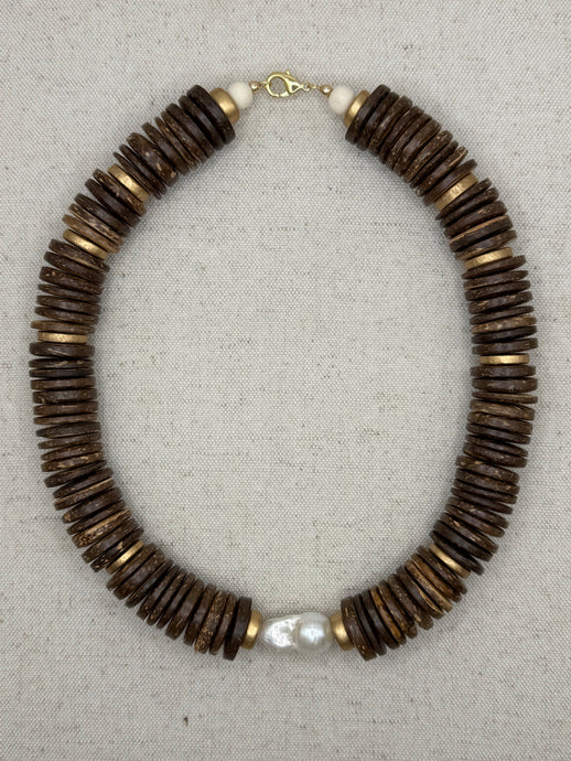 Chocolate Porto Lagos Necklace