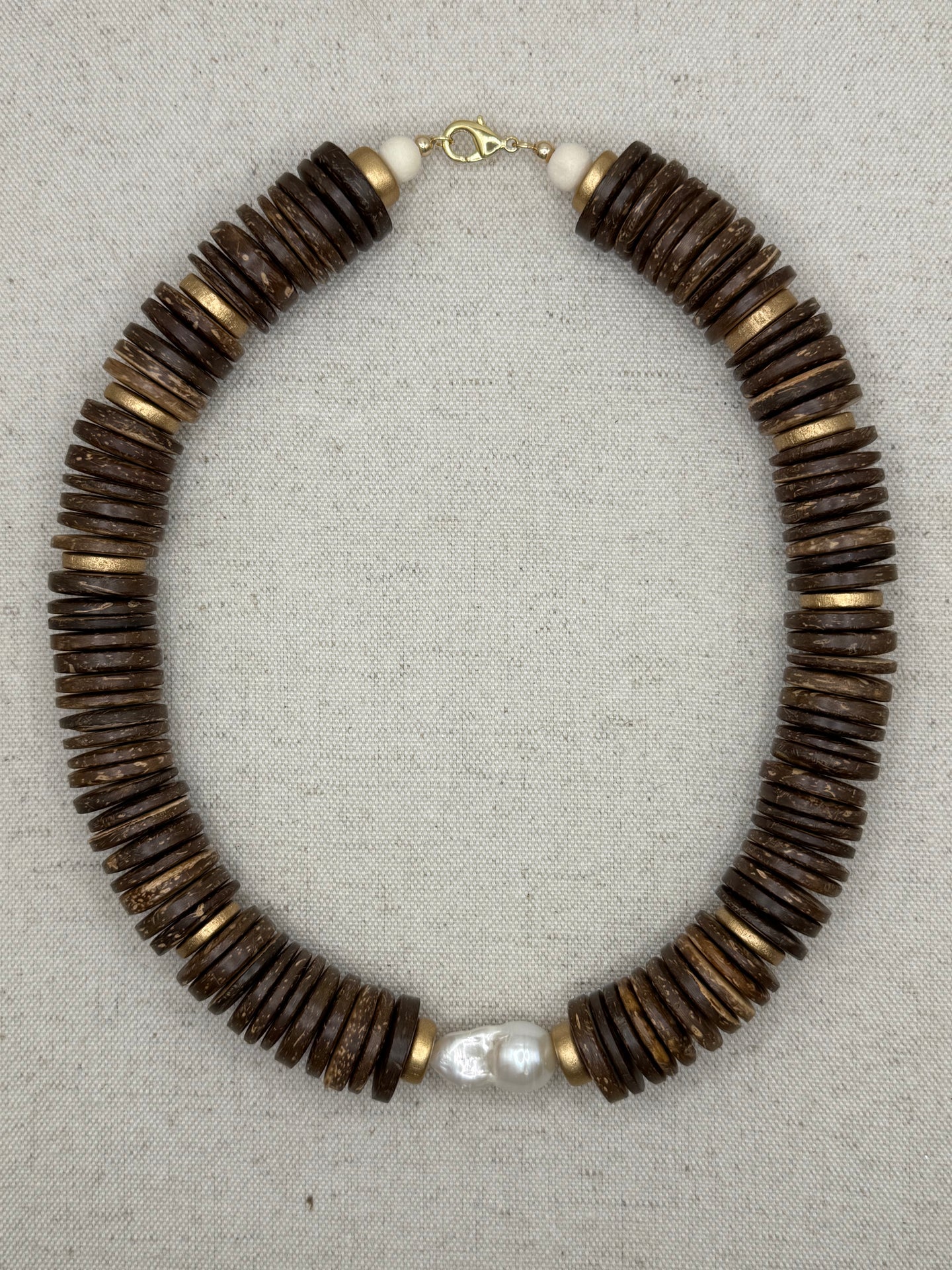 Chocolate Porto Lagos Necklace