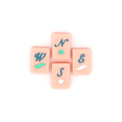 PINK ISLAND MAHJONG TILES