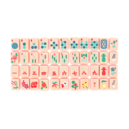 PINK ISLAND MAHJONG TILES