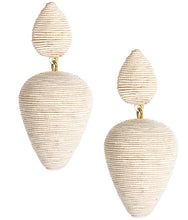 Load image into Gallery viewer, RORY - SILK WRAPPED EARRINGS