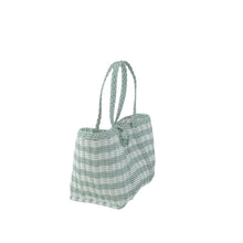 Load image into Gallery viewer, Berry Basket | Sea Glass/White Stripe