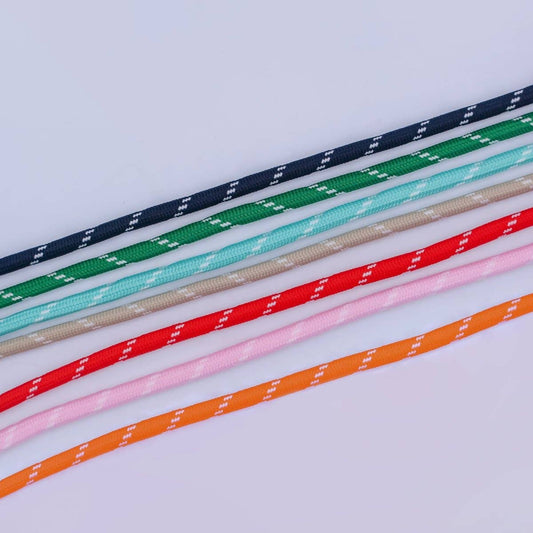 24K Gold Filled Red, Pink, Blue, Green, Beige, Teal Summer Cord Chain Necklace | WA-3061 ~ WA-3066