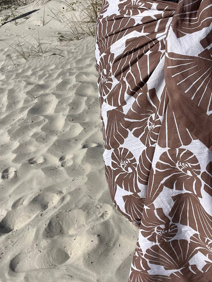 Harbor Shells Pareo in Driftwood