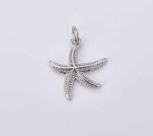 Tiny Mini Gold Filled Starfish Sea Charm Pendant CP1900