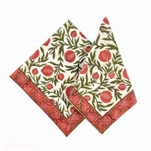 Load image into Gallery viewer, Napkin Pomegranate Red, Set of 4