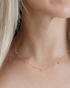 Turquoise Satellite Necklace