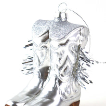 Load image into Gallery viewer, Cowboy Boot Boxed Glass Ornament