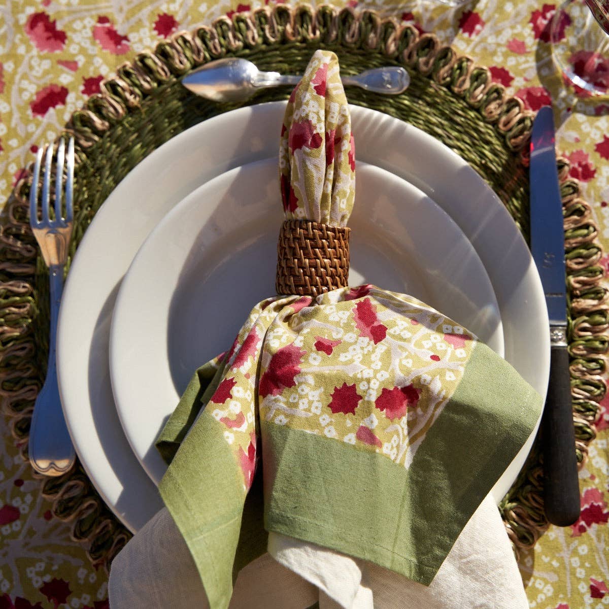 Everyday Natural Napkin Ring - Set of 4