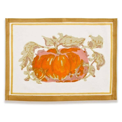 Pumpkin Orange/Mustard Mats - Set of 6