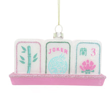 Load image into Gallery viewer, Mahjong Tile Boxed Glass Ornament