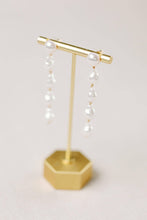 Load image into Gallery viewer, Natural Pearl Statement Drop Earrings