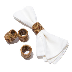 Everyday Natural Napkin Ring - Set of 4