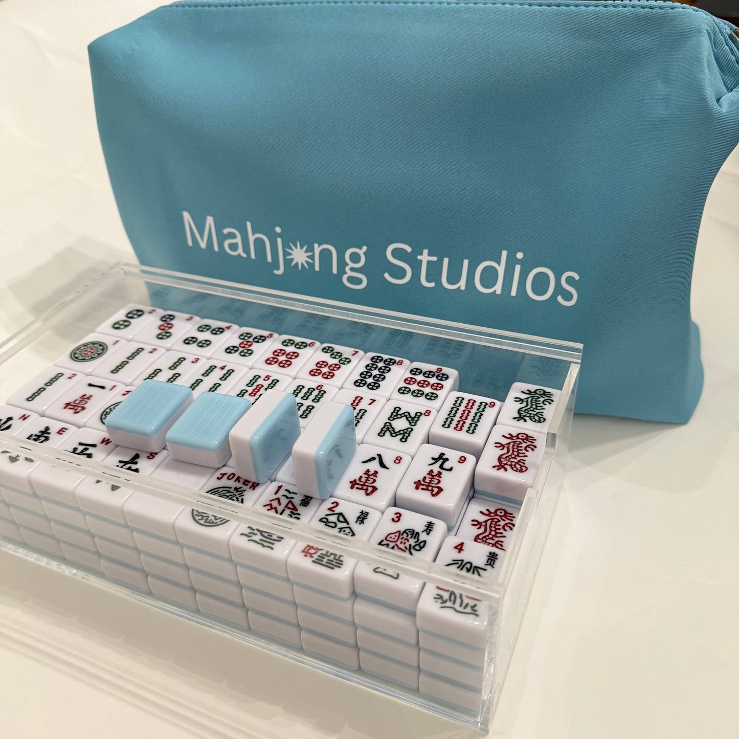 Mahjong Studios – Bamboo Sky American Mahjong Tile Set (166 Tiles)