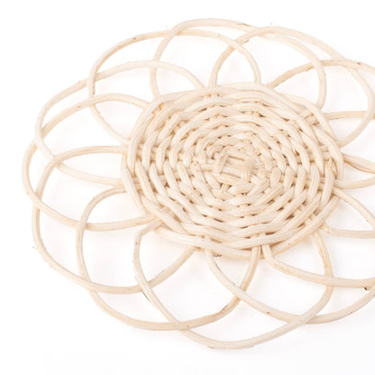 Natural Rattan Coaster Set