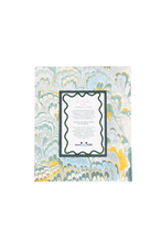 Load image into Gallery viewer, Blue Hand-Marbled Large Wall Picture Frame, 5x7