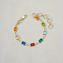 Load image into Gallery viewer, 18k Gold Filled Multicolor Bracelet