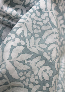 Gathered Garden Pareo in Aquamarine