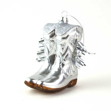 Load image into Gallery viewer, Cowboy Boot Boxed Glass Ornament