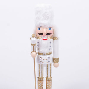 White 10" Nutcracker