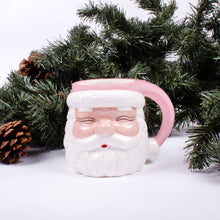 Load image into Gallery viewer, Pink Santa Mug